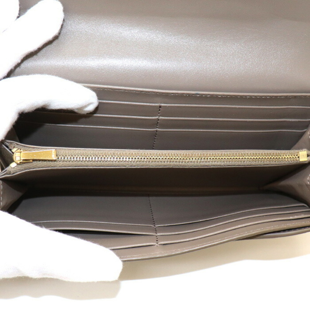 CELINE Large Flap Wallet Long Pebble 10B563BEL Women's - Picture 4 of 10